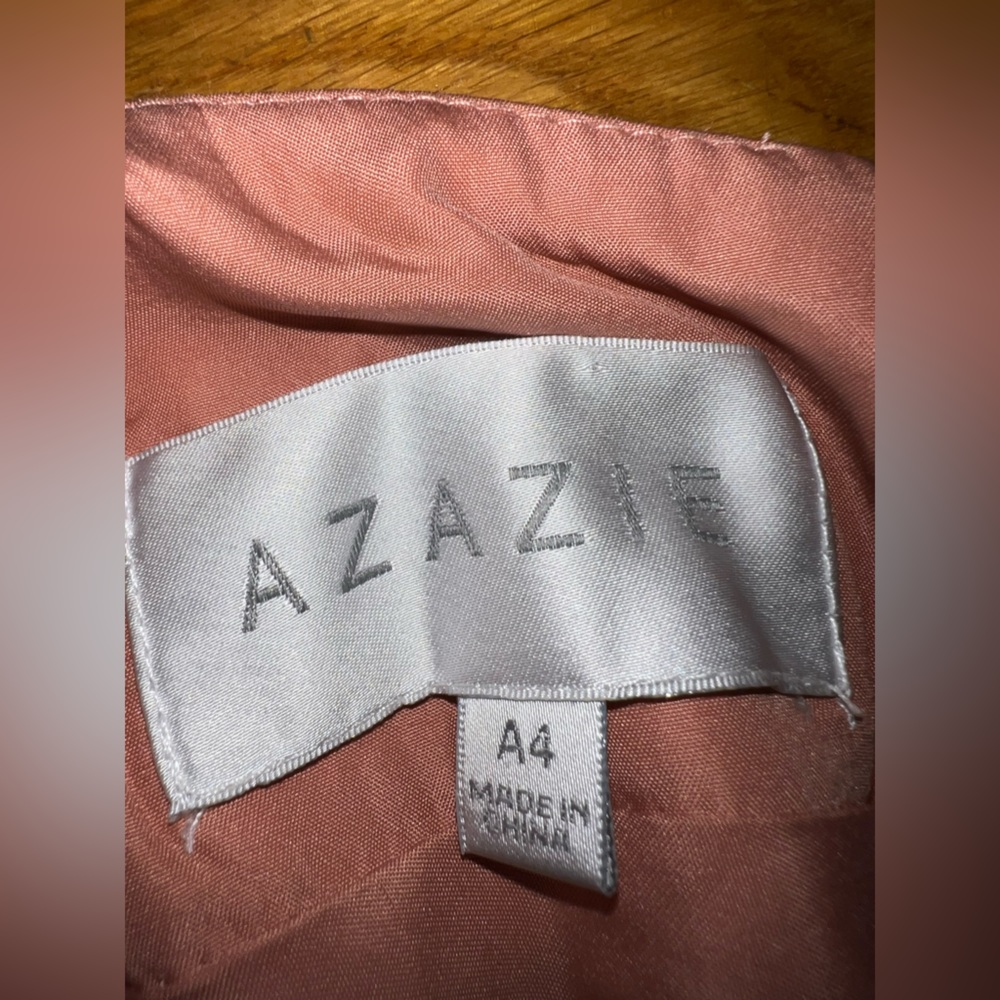 Azazie Coral Backless Dress - Picture 10 of 16